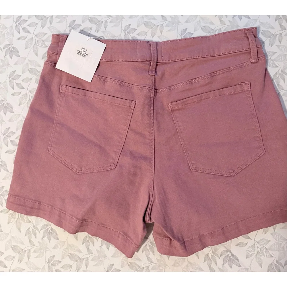 Pistola Plum Rose Pink Utility Cargo Shorts Zipper Pockets P4278TLT-PMR 29 - Picture 2 of 8